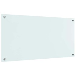 Crédence de cuisine Blanc 100 x 50 cm verre trempé 512897512897
