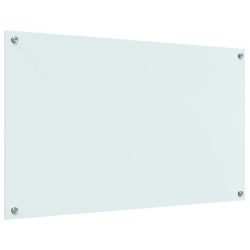Crédence de cuisine Blanc 100 x 60 cm verre trempé 512898512898