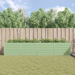 Jardinière Vert pastel 385 x 100 x 75 cm Acier galvanisé 512900512900