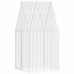Cage pour lapins Argenté 100 x 100 x 210 cm Acier galvanisé 512903512903