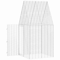 Cage pour lapins Argenté 100 x 100 x 210 cm Acier galvanisé 512903512903
