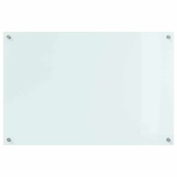 Crédence de cuisine Blanc 90 x 60 cm verre trempé 512905512905