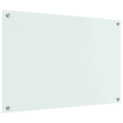 Crédence de cuisine Blanc 90 x 60 cm verre trempé 512905512905