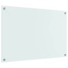 Crédence de cuisine Blanc 90 x 60 cm verre trempé 512905512905