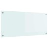 Crédence de cuisine Blanc 90 x 40 cm verre trempé 512906512906