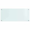 Crédence de cuisine Blanc 90 x 40 cm verre trempé 512906512906