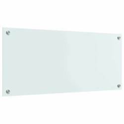 Crédence de cuisine Blanc 90 x 40 cm verre trempé 512906512906