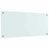 Crédence de cuisine Blanc 90 x 40 cm verre trempé 512906512906