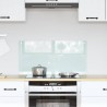 Crédence de cuisine Blanc 80 x 40 cm verre trempé 512908512908