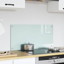 Crédence de cuisine Blanc 80 x 40 cm verre trempé 512908512908