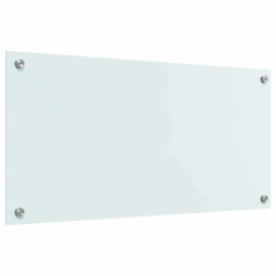 Crédence de cuisine Blanc 80 x 40 cm verre trempé 512908512908