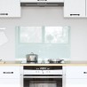 Crédence de cuisine Blanc 80 x 50 cm verre trempé 512909512909