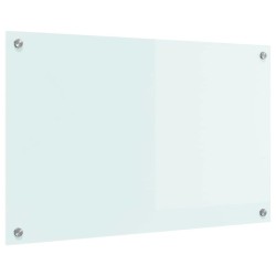 Crédence de cuisine Blanc 80 x 50 cm verre trempé 512909512909
