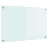 Crédence de cuisine Blanc 80 x 50 cm verre trempé 512909512909