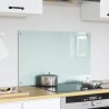 Crédence de cuisine Blanc 80 x 50 cm verre trempé 512909512909