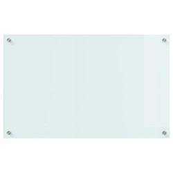 Crédence de cuisine Blanc 80 x 50 cm verre trempé 512909512909