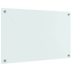 Crédence de cuisine Blanc 80 x 50 cm verre trempé 512909512909
