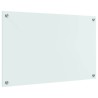 Crédence de cuisine Blanc 80 x 50 cm verre trempé 512909512909