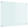 Crédence de cuisine Blanc 80 x 60 cm verre trempé 512913512913