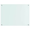 Crédence de cuisine Blanc 80 x 60 cm verre trempé 512913512913
