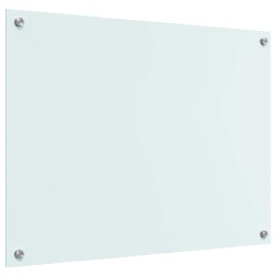 Crédence de cuisine Blanc 80 x 60 cm verre trempé 512913512913