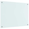 Crédence de cuisine Blanc 80 x 60 cm verre trempé 512913512913