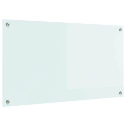 Crédence de cuisine Blanc 90 x 50 cm verre trempé 512918512918