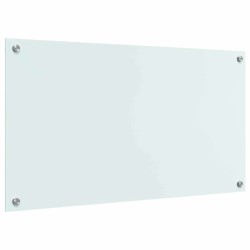 Crédence de cuisine Blanc 90 x 50 cm verre trempé 512918512918