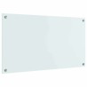 Crédence de cuisine Blanc 90 x 50 cm verre trempé 512918512918