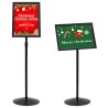 Stand de Poster sur Pied Argenté a3 PVC et Acier 512919512919