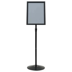 Stand de Poster sur Pied Argenté a3 PVC et Acier 512919512919