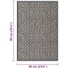 Paillasson touffeté 60x90 cm Marron clair 512975512975
