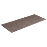 Tapis d'escalier autocollants 15 pièces 60 x 25 cm Beige Rectangulaire 512980512980