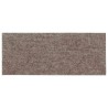 Tapis d'escalier autocollants 15 pièces 60 x 25 cm Beige Rectangulaire 512980512980