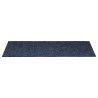 Tapis d'escalier autocollants 15 pièces 60 x 25 cm Gris Bleu Rectangulaire 512983512983