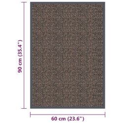 Paillasson touffeté 60x90 cm Marron foncé 512987512987