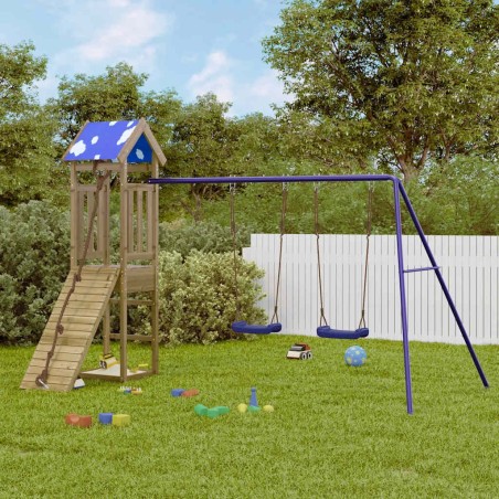 Aire de jeux d'extérieur bois de pin imprégné 513050513050