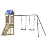 Aire de jeux d'extérieur bois de pin imprégné 513050513050