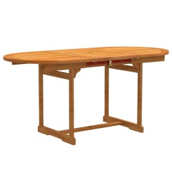 Ensemble à manger de jardin 5pcs bois d'acacia solide textilène 513053513053