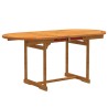 Ensemble à manger de jardin 5pcs bois d'acacia solide textilène 513053513053