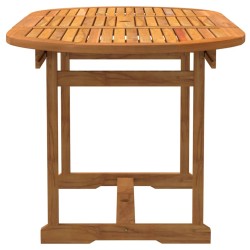 Ensemble à manger de jardin 5pcs bois d'acacia solide textilène 513053513053