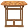 Ensemble à manger de jardin 5pcs bois d'acacia solide textilène 513053513053