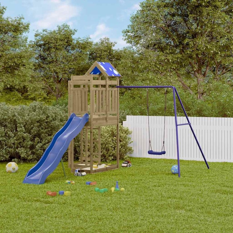 Aire de jeux d'extérieur bois de pin imprégné 513059513059