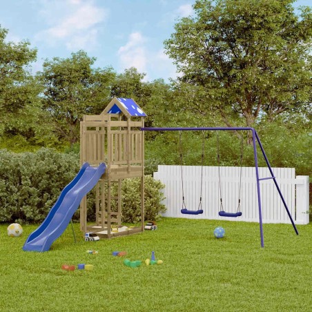 Aire de jeux d'extérieur bois de pin imprégné 513062513062