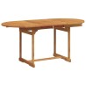 Ensemble à manger de jardin 5pcs bois d'acacia solide textilène 513063513063