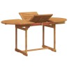 Ensemble à manger de jardin 5pcs bois d'acacia solide textilène 513063513063