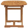 Ensemble à manger de jardin 5pcs bois d'acacia solide textilène 513063513063