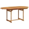 Ensemble à manger de jardin 5pcs bois d'acacia solide textilène 513064513064