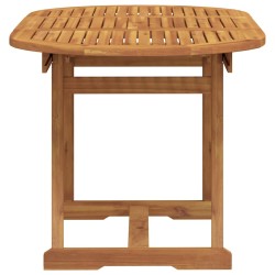 Ensemble à manger de jardin 5pcs bois d'acacia solide textilène 513064513064
