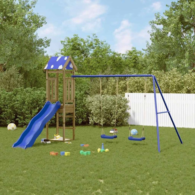 Aire de jeux d'extérieur bois de pin imprégné 513066513066